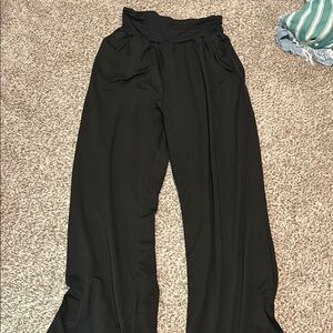 Black Amazon wide leg yoga pants